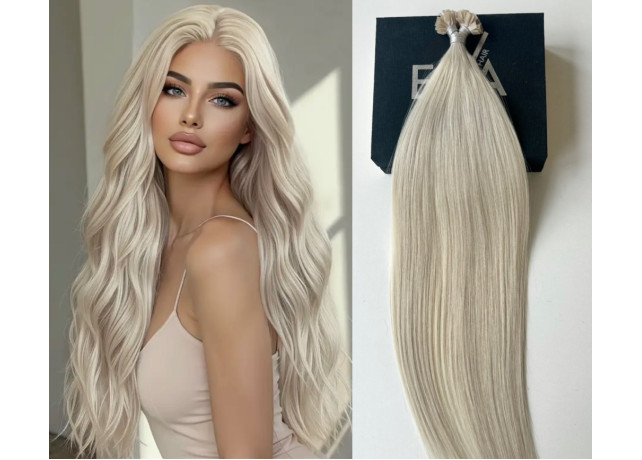 Extensii MICRO KERATINA Russian Hair Silver